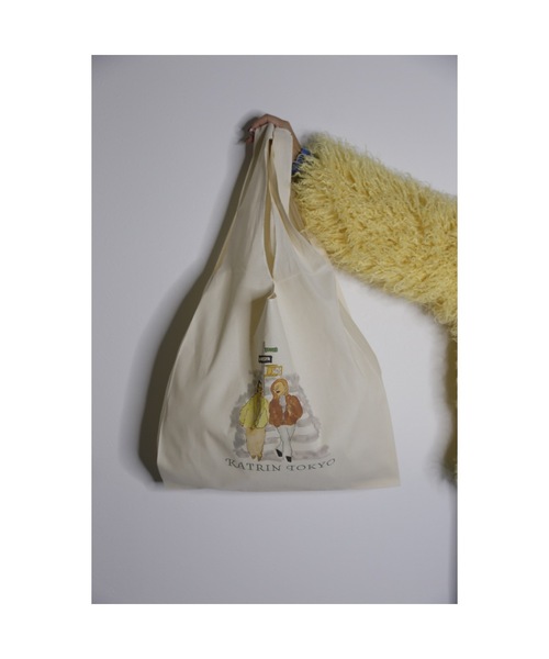 Katrin TOKYO(カトリーントーキョー)の「big marche tote bag(トートバッグ・レディース・ブルー系その他/グリーン系その他・FREE)」の21枚目の写真