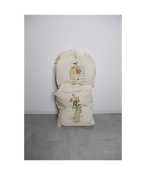 Katrin TOKYO(カトリーントーキョー)の「big marche tote bag(トートバッグ・レディース・ブルー系その他/グリーン系その他・FREE)」の4枚目の写真