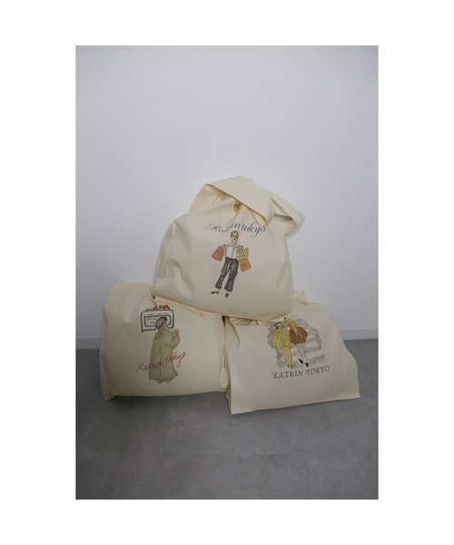 Katrin TOKYO(カトリーントーキョー)の「big marche tote bag(トートバッグ・レディース・ブルー系その他/グリーン系その他・FREE)」の8枚目の写真