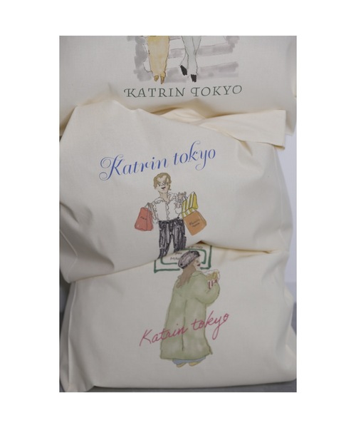 Katrin TOKYO(カトリーントーキョー)の「big marche tote bag(トートバッグ・レディース・ブルー系その他/グリーン系その他・FREE)」の10枚目の写真