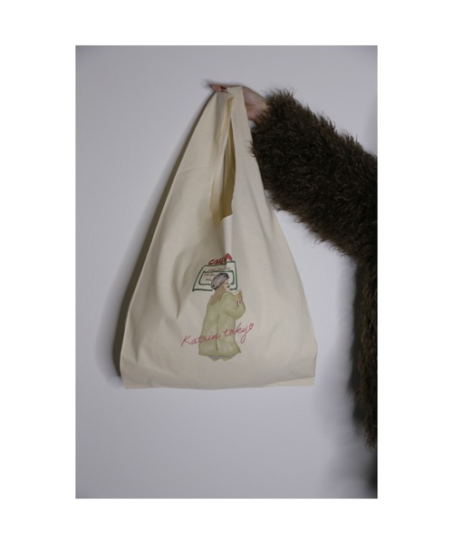 Katrin TOKYO(カトリーントーキョー)の「big marche tote bag(トートバッグ・レディース・ブルー系その他/グリーン系その他・FREE)」の16枚目の写真
