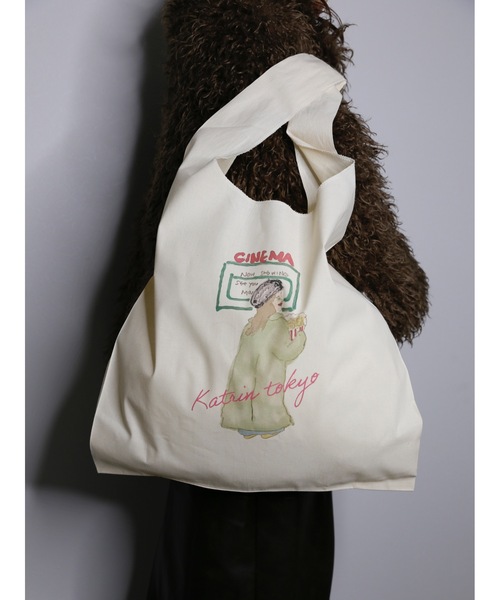 Katrin TOKYO(カトリーントーキョー)の「big marche tote bag(トートバッグ・レディース・ブルー系その他/グリーン系その他・FREE)」の18枚目の写真