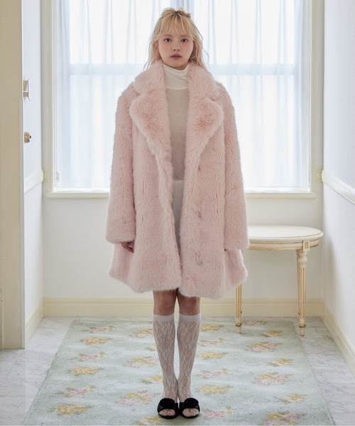 ジャケット・アウター etre loin Fur coat Fur coat（その他アウター）｜etre loin（エトルワン）のファッション