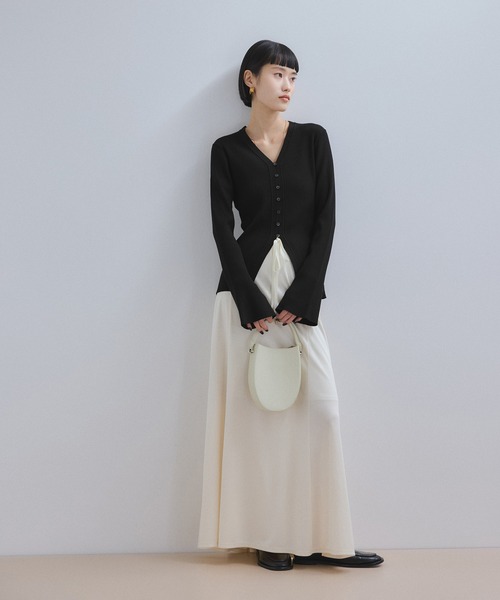 WEB限定】エコベロVネックカーディガン（カーディガン/ボレロ）｜ADAM