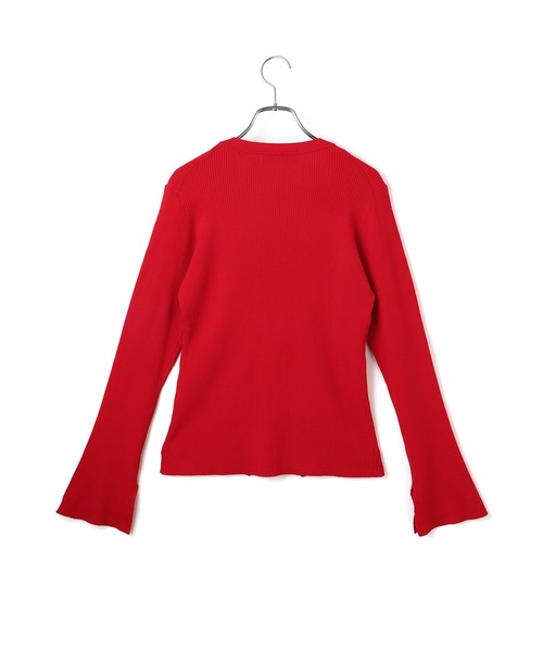 美品★アダムエロペ　ビッグ金ボタンVネックカーディガン　レッド　赤　長袖　羽織り 楽天市場】カーディガン 金ボタン（カラーレッド）（トップス