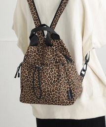 ALTROSE（アルトローズ）の「2way ボディバッグ リュック ナイロン レオパード ヒョウ柄 フォックス（バックパック/リュック）」