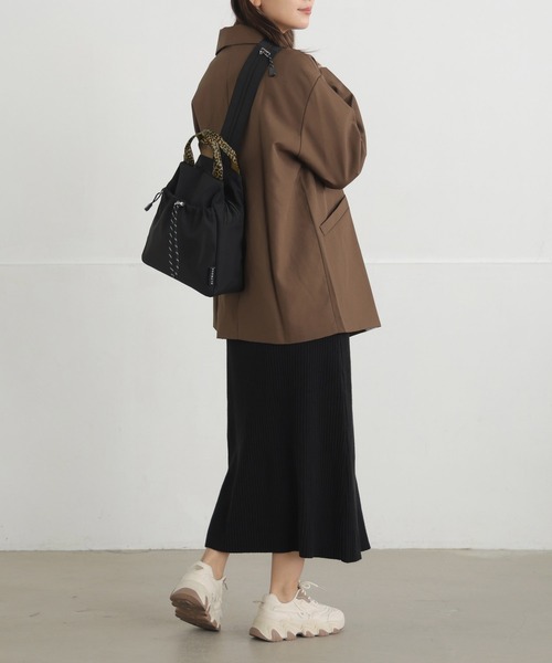 ALTROSE（アルトローズ）の「2way ボディバッグ リュック ナイロン レオパード ヒョウ柄 フォックス（バックパック/リュック・レディース・レオパード/ブラック/アイボリー/ブラック系9/グレー・FREE）」の14枚目の写真