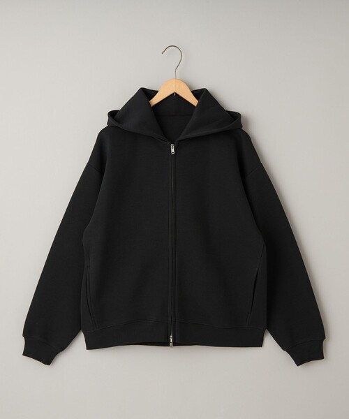 coen(コーエン)の「CVCダンボールジップパーカー(パーカー・レディース・オフホワイト/ブラウン/ライトグレー/ブラック・M/L)」の17枚目の写真