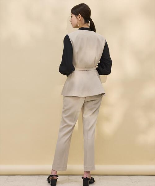 SWINGLE（スウィングル）の「ベーシックテーパードパンツ（その他パンツ・レディース・ベージュ/ネイビー/ピンク・SMALL/MEDIUM）」の20枚目の写真