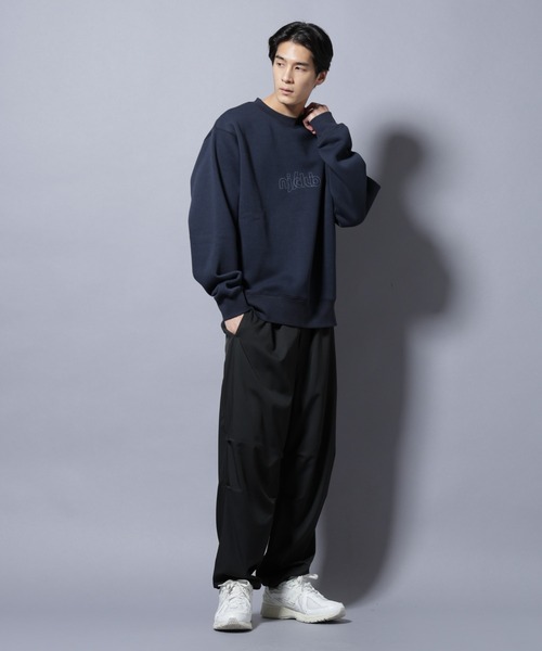 JAN SOLVIE ASSEMBLY スウェット NJ/CLUB」裏起毛 ジャージークルーネックスウェット（スウェット