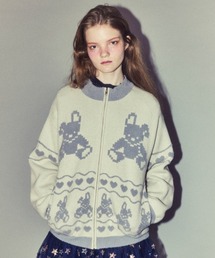 RABBIT KNIT TRACK ジャケット