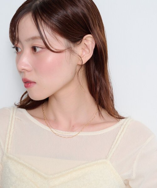 Kastane（カスタネ）の「【fiw.】レイヤードネックレス（ネックレス・レディース・シルバー/ゴールド・FREE）」の6枚目の写真