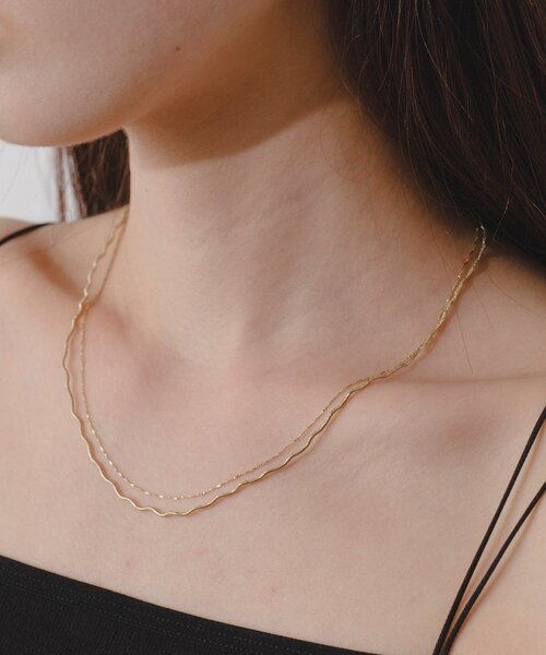 Kastane（カスタネ）の「【fiw.】レイヤードネックレス（ネックレス・レディース・シルバー/ゴールド・FREE）」の7枚目の写真
