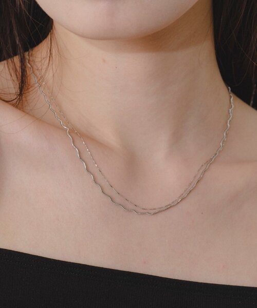 Kastane（カスタネ）の「【fiw.】レイヤードネックレス（ネックレス・レディース・シルバー/ゴールド・FREE）」の16枚目の写真