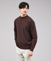 ABAHOUSE GRAY(アバハウスグレイ)の【カシミヤタッチ】ハイゲージ モックネック ニット(ニット/セーター)