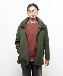MEN'S MELROSE | ボンディングツイルスタンドカラーブルゾン | 防風(ブルゾン)
