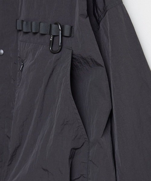COMMON WARE(コモンウェアー)の「EM:NoiR ノアール Connect Shirt/ ナイロン コネクトシャツ(ミリタリージャケット・メンズ・ブラック・MEDIUM/LARGE)」の21枚目の写真