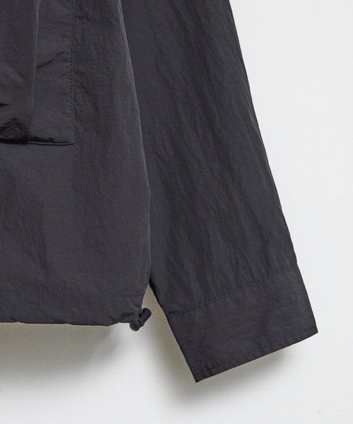 COMMON WARE(コモンウェアー)の「EM:NoiR ノアール Connect Shirt/ ナイロン コネクトシャツ(ミリタリージャケット・メンズ・ブラック・MEDIUM/LARGE)」の14枚目の写真