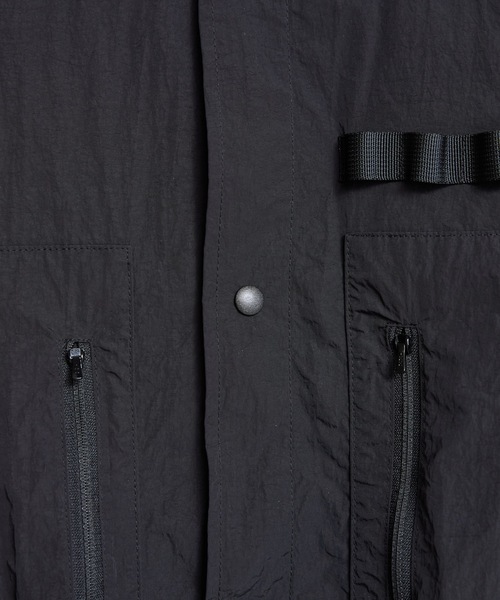 COMMON WARE(コモンウェアー)の「EM:NoiR ノアール Connect Shirt/ ナイロン コネクトシャツ(ミリタリージャケット・メンズ・ブラック・MEDIUM/LARGE)」の17枚目の写真