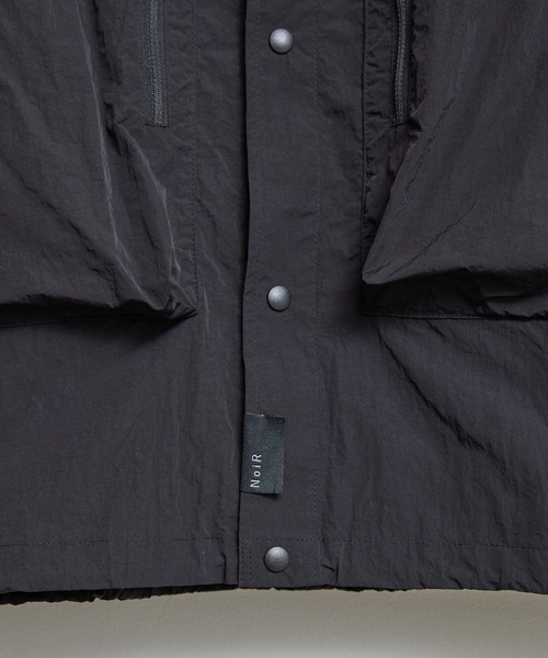 COMMON WARE(コモンウェアー)の「EM:NoiR ノアール Connect Shirt/ ナイロン コネクトシャツ(ミリタリージャケット・メンズ・ブラック・MEDIUM/LARGE)」の16枚目の写真