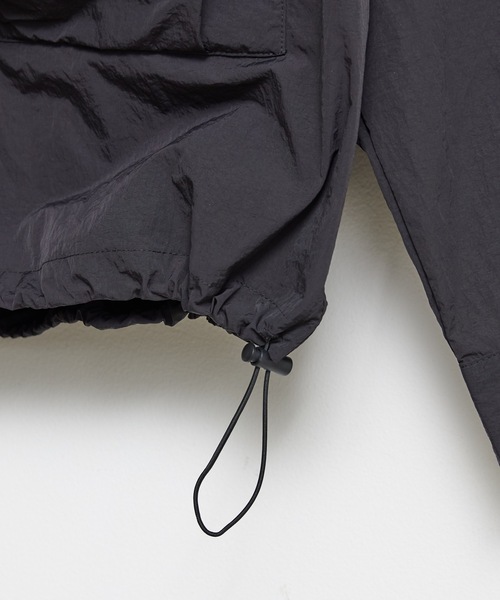 COMMON WARE(コモンウェアー)の「EM:NoiR ノアール Connect Shirt/ ナイロン コネクトシャツ(ミリタリージャケット・メンズ・ブラック・MEDIUM/LARGE)」の12枚目の写真