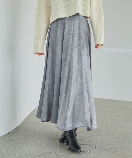 ハクプリントキリカエフレアスカート（スカート）｜A part by