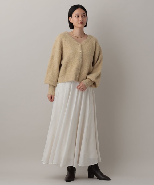 A part by（アパートバイ）の「ハクプリントキリカエフレアスカート（スカート・レディース・ブラック/アイボリー/グレー/ライトピンク・SMALL/MEDIUM）」の11枚目の写真