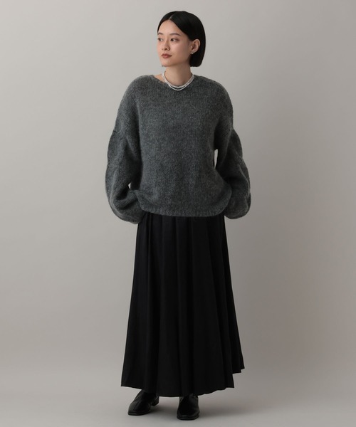 A part by（アパートバイ）の「ハクプリントキリカエフレアスカート（スカート・レディース・ブラック/アイボリー/グレー/ライトピンク・SMALL/MEDIUM）」の20枚目の写真