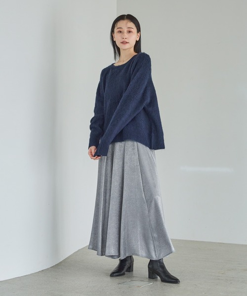 ハクプリントキリカエフレアスカート（スカート）｜A part by