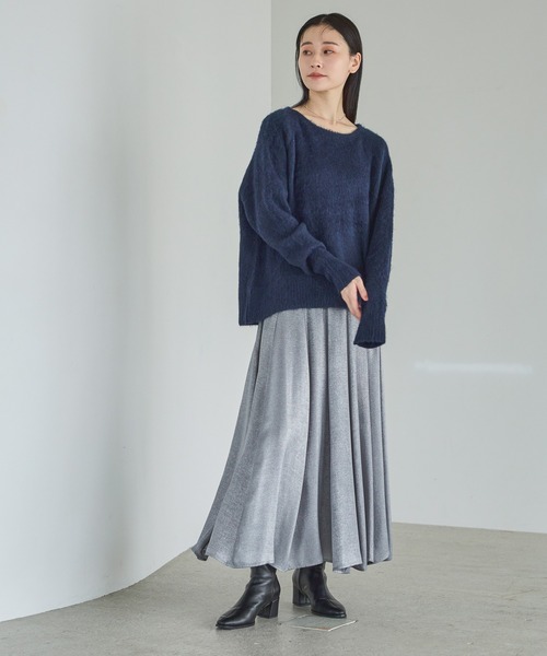 ハクプリントキリカエフレアスカート（スカート）｜A part by