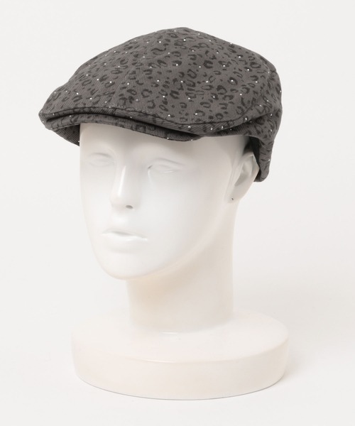 ハンチング帽　レオパード レオパード柄 フェイクレザー ハンチング – 古着屋Top of the Hillの