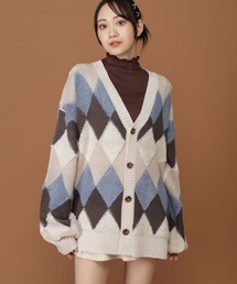 ALAND | 【UNISEX】ALAND/パイルジャガードカーディガン(カーディガン/ボレロ)