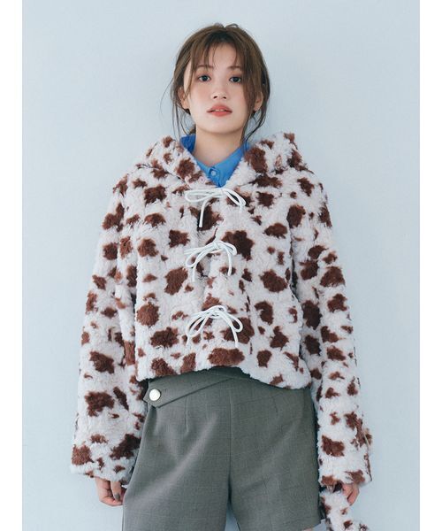 FURFUR ダッフルコート FURFUR【新品】ボアダッフルコート ベージュ