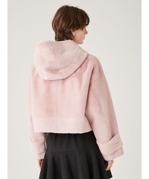 リボンショートダッフルコート（ダッフルコート）｜FURFUR（ファー