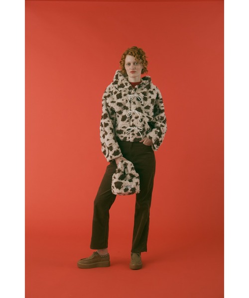 リボンショートダッフルコート　CGRY リボンショートダッフルコート(ジャケット)｜アウター｜FURFUR（ファー