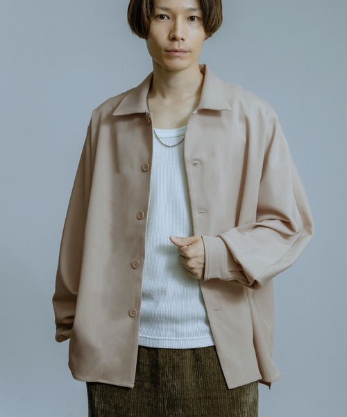 improves（インプローブス）の「ルーズシルエット 袖口配色 ドルマンシャツ（シャツ/ブラウス・メンズ・チャコール/ベージュ/ブラック・LARGE/MEDIUM）」の15枚目の写真