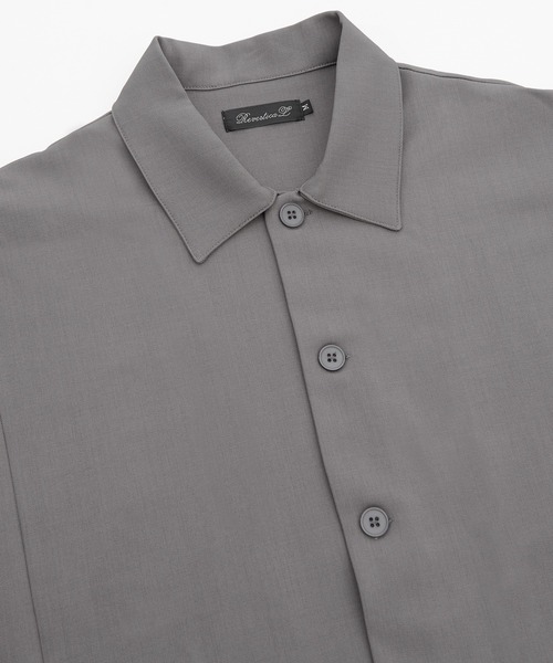 improves（インプローブス）の「ルーズシルエット 袖口配色 ドルマンシャツ（シャツ/ブラウス・メンズ・チャコール/ベージュ/ブラック・LARGE/MEDIUM）」の8枚目の写真