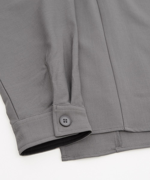 improves（インプローブス）の「ルーズシルエット 袖口配色 ドルマンシャツ（シャツ/ブラウス・メンズ・チャコール/ベージュ/ブラック・LARGE/MEDIUM）」の10枚目の写真