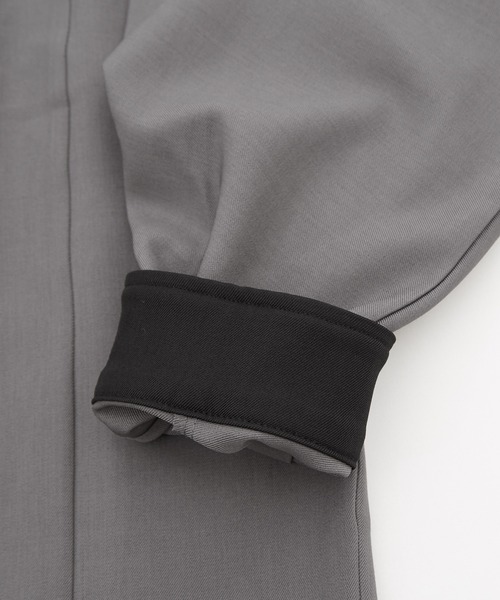 improves（インプローブス）の「ルーズシルエット 袖口配色 ドルマンシャツ（シャツ/ブラウス・メンズ・チャコール/ベージュ/ブラック・LARGE/MEDIUM）」の20枚目の写真