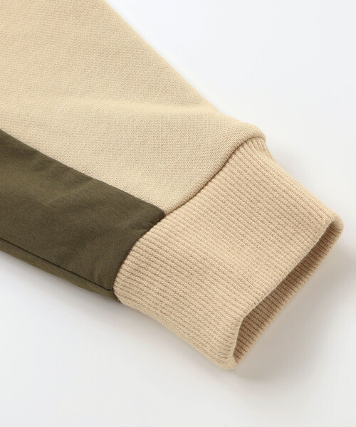 WASK（ワスク）の「ドロスト異素材トレーナー(100~160cm)（スウェット・キッズ・グレー/ベージュ・130cm/160cm/140cm/150cm）」の15枚目の写真