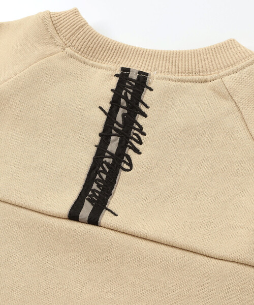 WASK（ワスク）の「ドロスト異素材トレーナー(100~160cm)（スウェット・キッズ・グレー/ベージュ・130cm/160cm/140cm/150cm）」の17枚目の写真