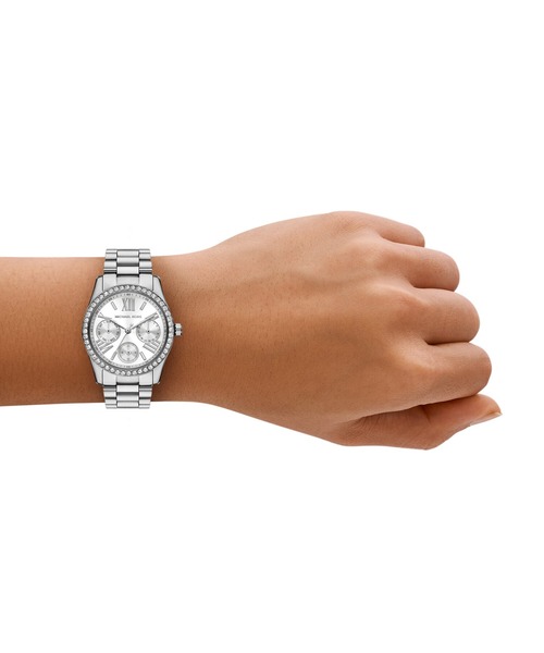 MICHAEL KORS(マイケルコース)の「マイケル・コース 腕時計 レディース アナログ ステンレス MK4979(アナログ腕時計・レディース・シルバー・FREE)」の2枚目の写真