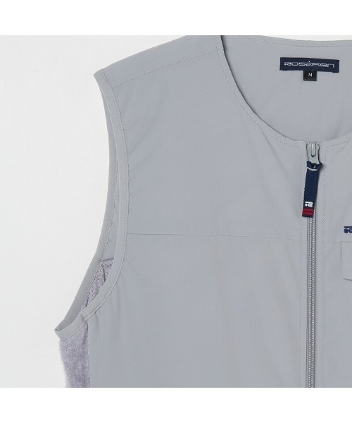 ROSASEN(ロサーセン)の「【Rosasen/GOLF】オクタ トリコット ハイブリッドベスト(ベスト・メンズ・ネイビー/グレー・L/M/XL)」の8枚目の写真