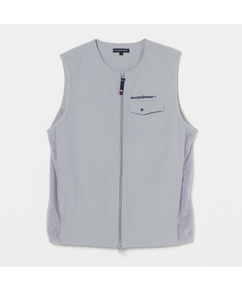 ROSASEN(ロサーセン)の「【Rosasen/GOLF】オクタ トリコット ハイブリッドベスト(ベスト・メンズ・ネイビー/グレー・L/M/XL)」の5枚目の写真