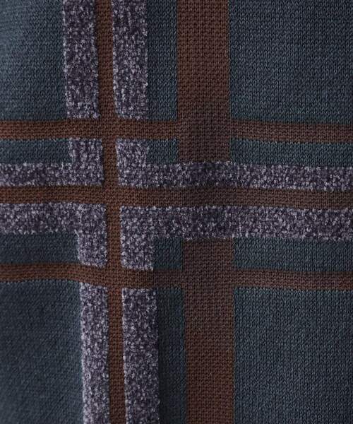 THE SHOP TK (ザ ショップ ティーケー )の「チェックジャカードニット【洗濯機OK】(ニット/セーター・メンズ・ベージュ/ブルーグリーン/オフホワイト・04/03/02)」の19枚目の写真