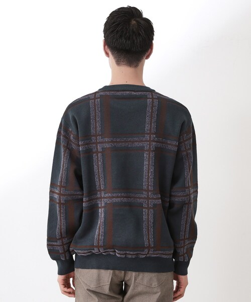 THE SHOP TK (ザ ショップ ティーケー )の「チェックジャカードニット【洗濯機OK】(ニット/セーター・メンズ・ベージュ/ブルーグリーン/オフホワイト・04/03/02)」の22枚目の写真