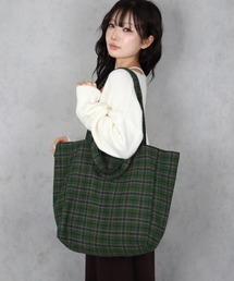 BARELY BLUE | 【 BARELY BLUE / ベアリーブルー 】 2way ビンテージ チェック トートバッグ(トートバッグ)