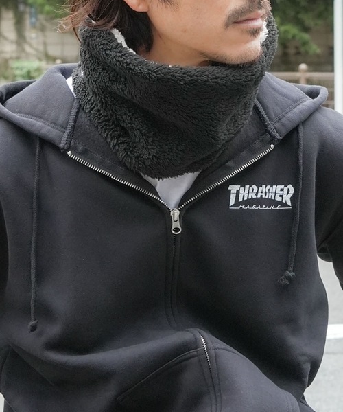 GONZ SAD FLEECE OPEN NECK WARMER/THRASHER スラッシャー フリース