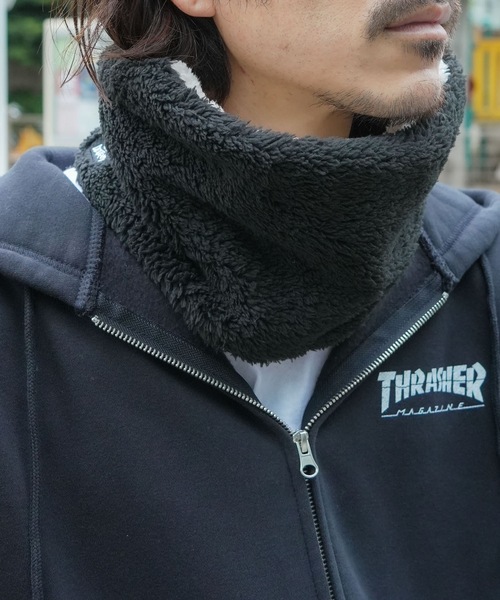 GONZ SAD FLEECE OPEN NECK WARMER/THRASHER スラッシャー フリース