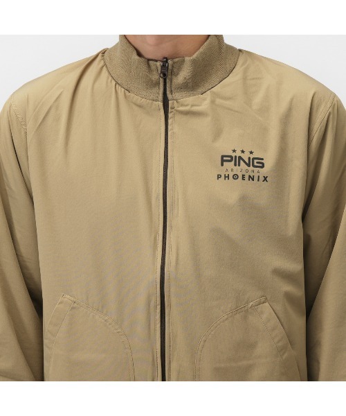 PING（ピン）の「ピン  リバーシブルフルジップニットブルゾン（ブルゾン・メンズ・ブラック/ブラウン・M/L/LL/3L）」の6枚目の写真